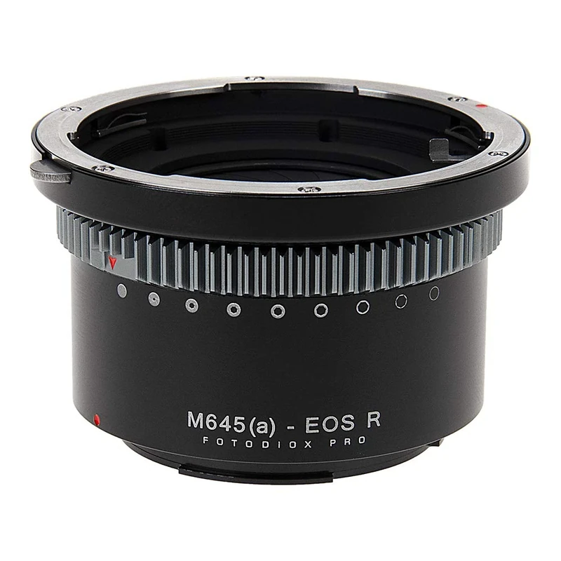 Fotodiox Pro Lens Mount Adapter Compatible with Mamiya 645 (M645) Mount AF/AF-D Lenses to Canon RF-Mount Camera