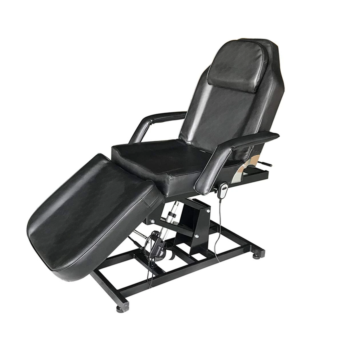 PALDIN Electric Massage Table 3 Section Adjustable Bed Couch Beauty Salon Recliner Chair Treatment Tattoo Facial SPA Massaging Bed (White)(Includes 2 packages) (Black)