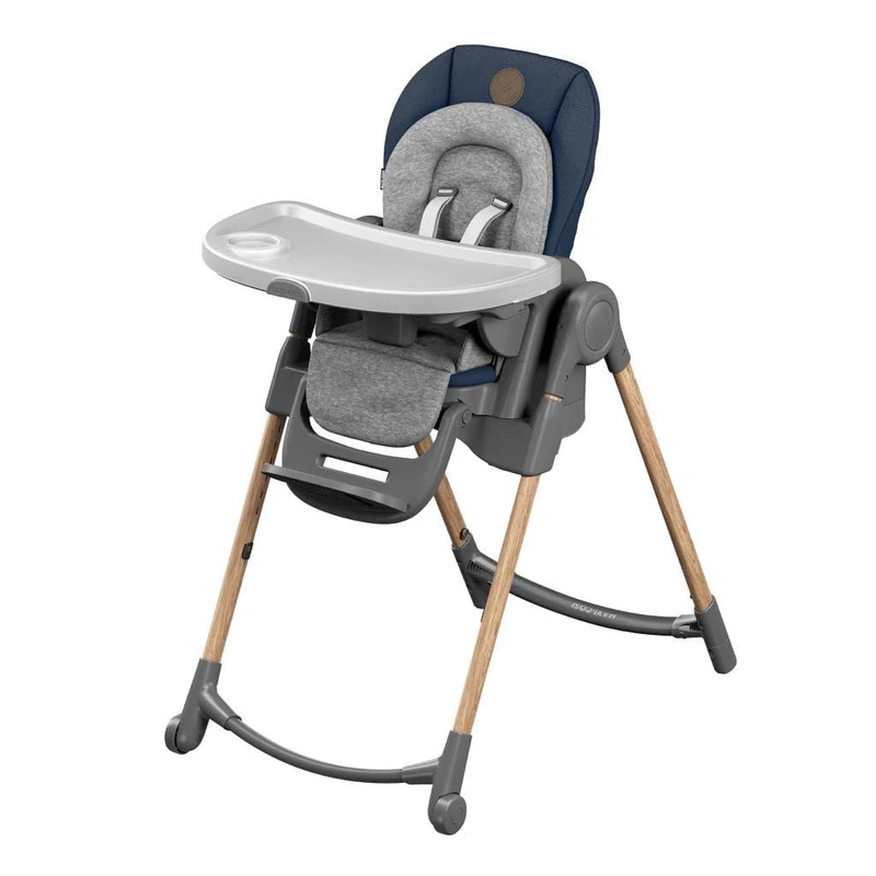 Maxi-Cosi Minla Baby Highchair, Adjustable High Chair with 6 Different Ways to Sit, Suitable from birth, 0 months - 6 years