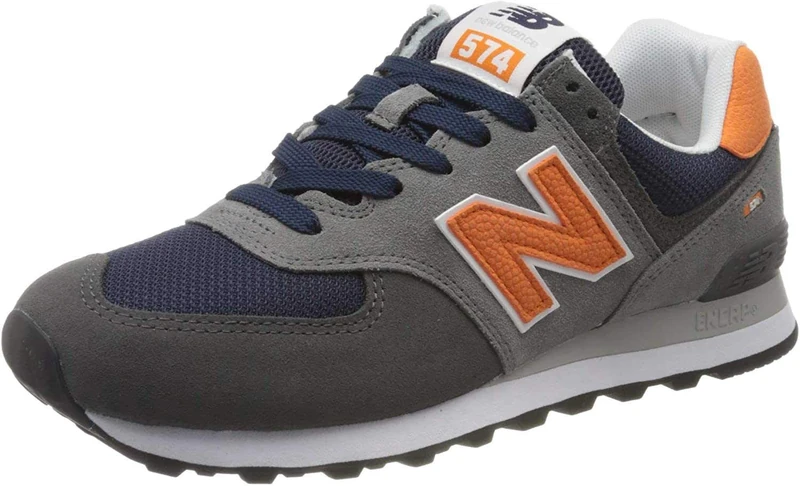 New Balance Men's 574v2 Trainers, Grey Grey Navy Eaf, 10 UK
