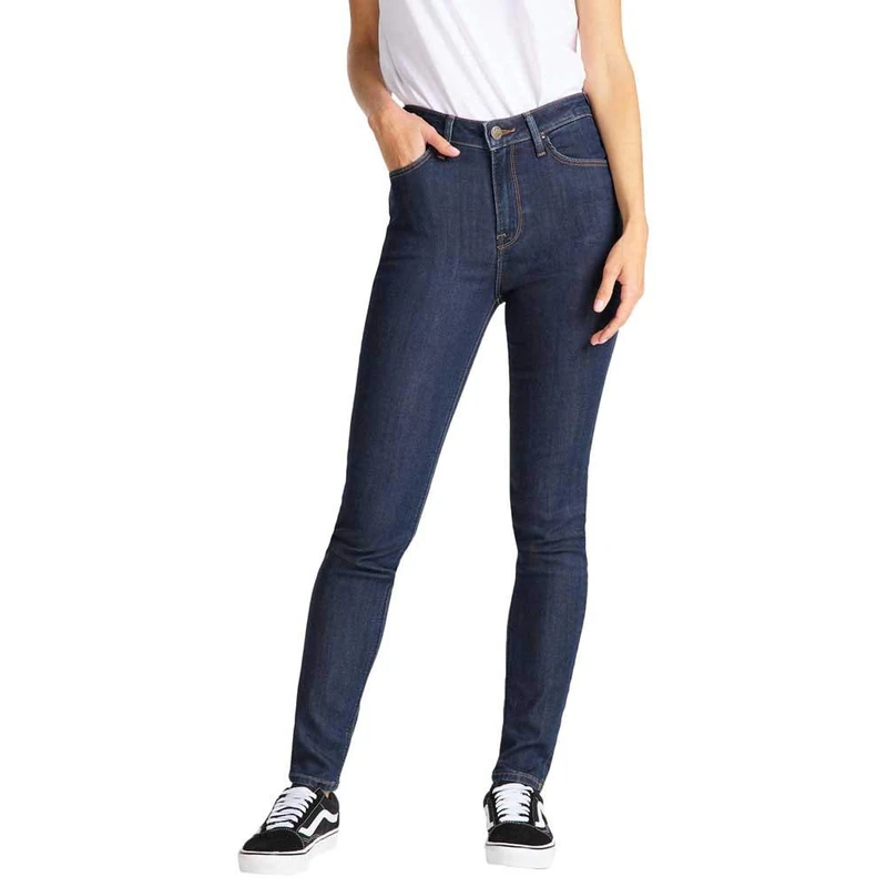 Lee Femme Scarlett High Plus Size Skinny Jeans , Blau (Tonal Stonewash Nx) , W46/L33