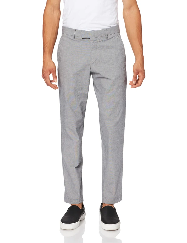 Strellson Premium Men's Sax-w Trouser, Grey (Medium Grey 032), W34/L34 (Size: 34/34) - Image 1