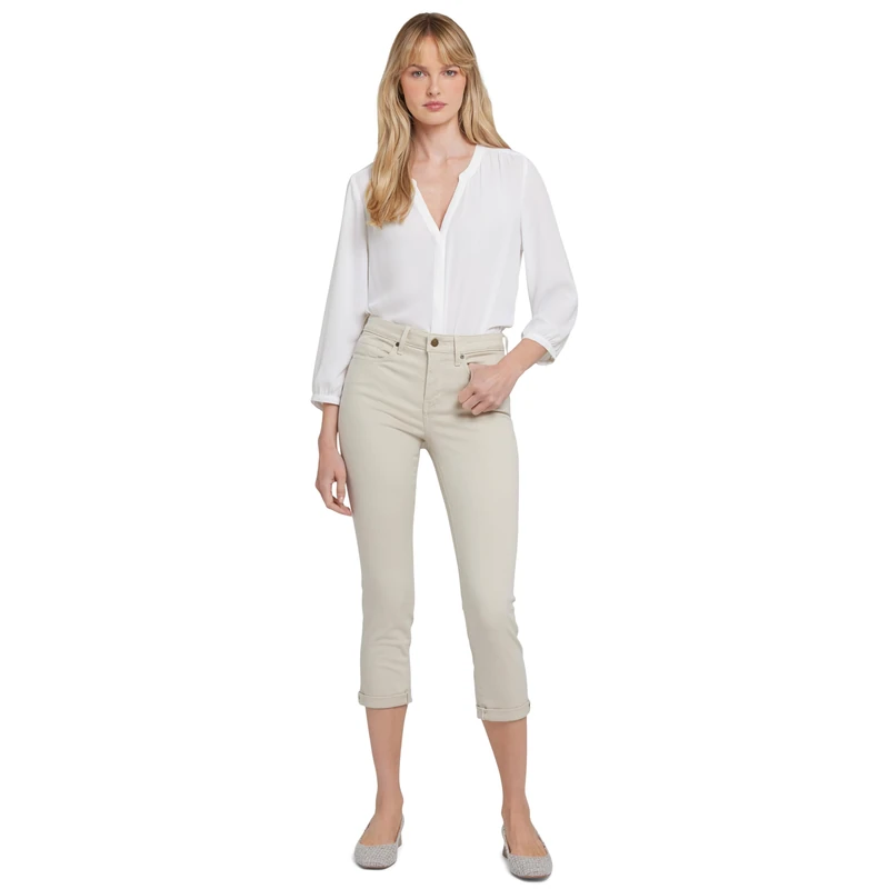 NYDJ Women's Chloe Capri Jeans, Feather, 8 23