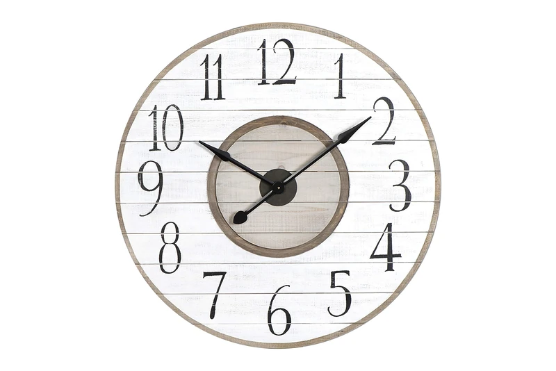Creative Co-op Clock, White - Image 1