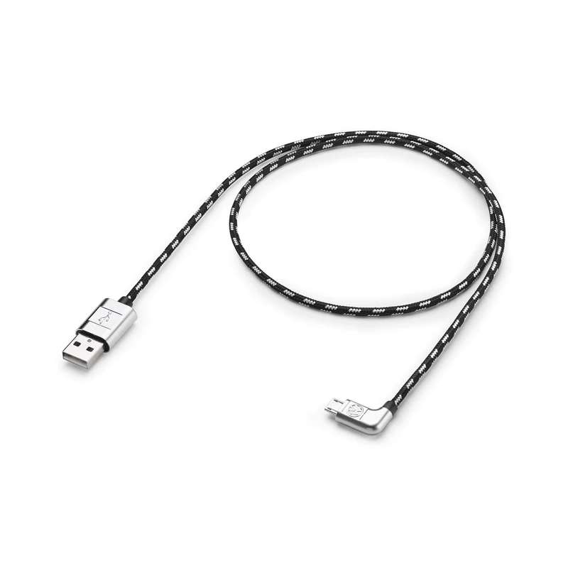 Volkswagen 000051446AF Cable A to Micro USB Premium Cable 70 cm Angled Charging Data Cable