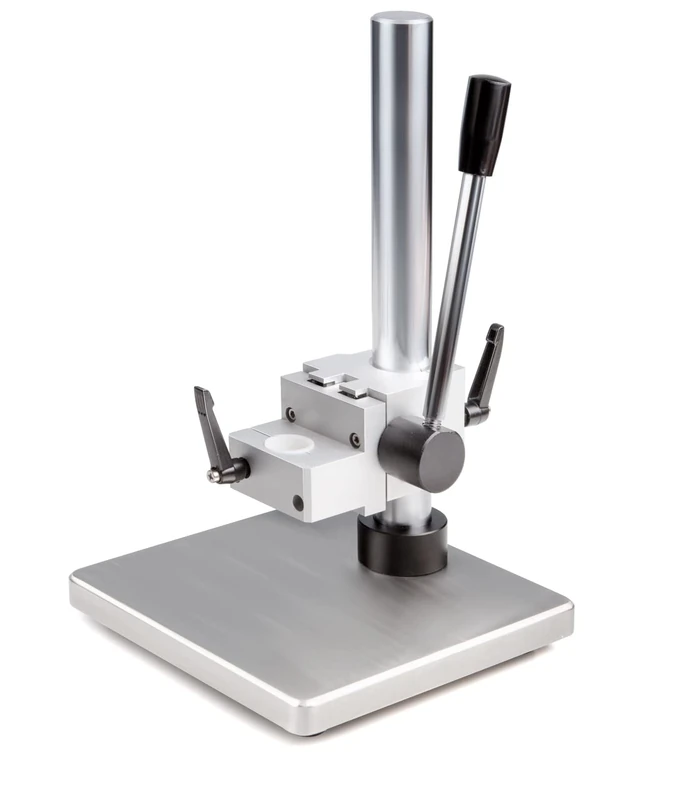 Test Bench for Repeatable Movements During Testing. Stroke Length 34 mm. Maximum Height of the Test Object 240 mm