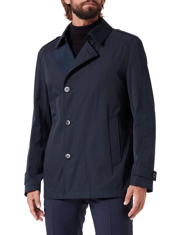 Strellson Premium Men's Pesaro Jacket, Blue (Dark Blue 401), Small (Size: 94)