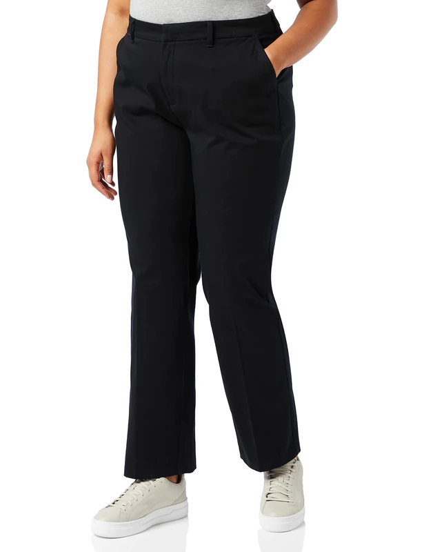 Dickies Women's Straight Leg Work Utility Pants, Black, 29W 29L UK