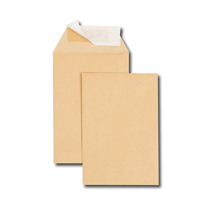 GPV Box of 500 Envelopes – B6R Format (120 x 176 mm) – No Window, Kraft Paper Quality: 90 g/m² – PEFC Certified