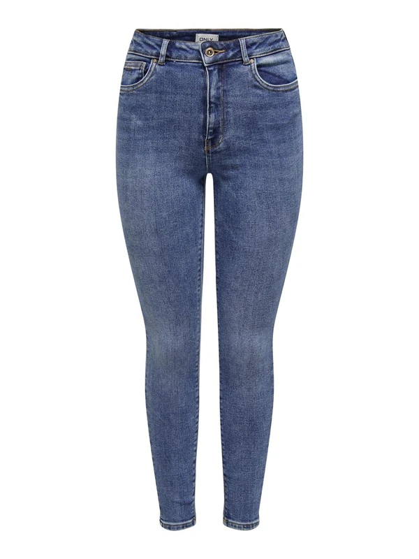ONLY Women's Onlmila Hw Sk ANK Bb Jeans Bj13994 Noos Skinny Jeans Not Applicable, Blue (Medium Blue Denim Medium Blue Denim), W30/L32 (Manufacturer Size: 30) - Image 1