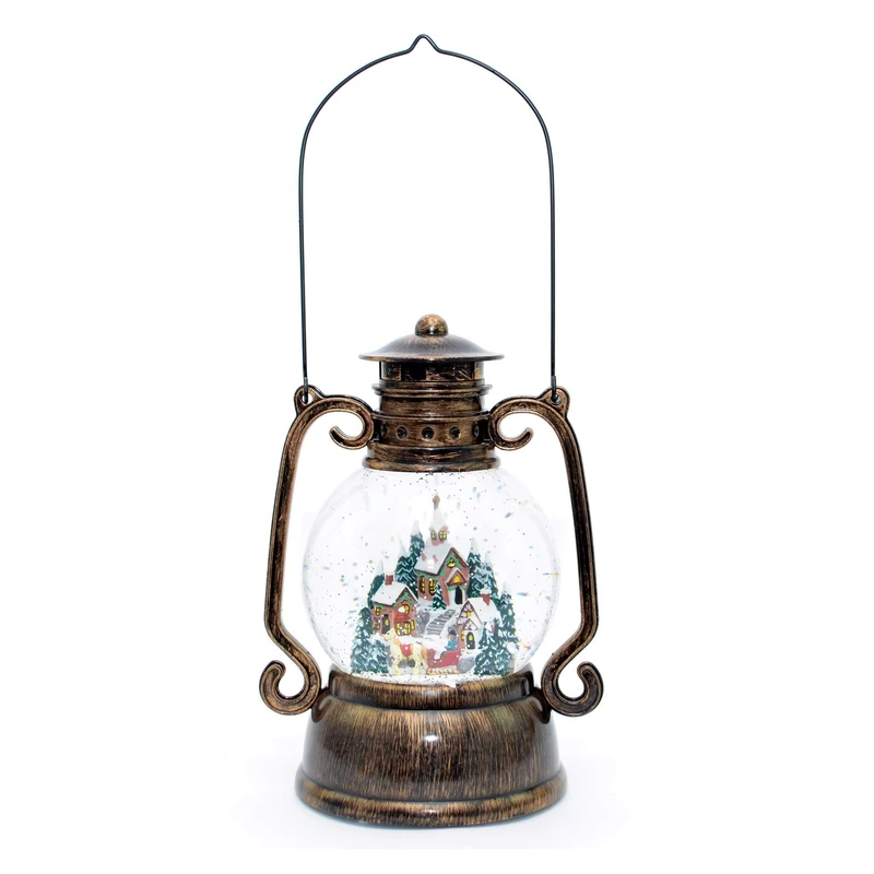 Shatchi 11867 Christmas Musical Nativity LED Lantern - 11 inch