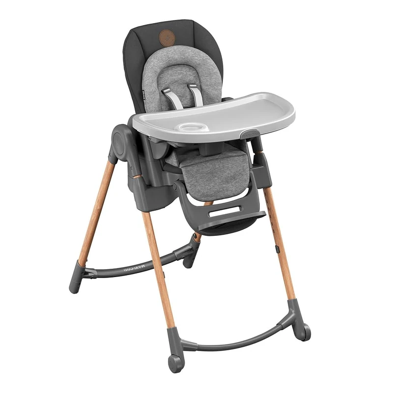 Maxi-Cosi Minla Baby Highchair, Adjustable High Chair with 6 Different Ways to Sit, Suitable from birth, 0 months - 6 years