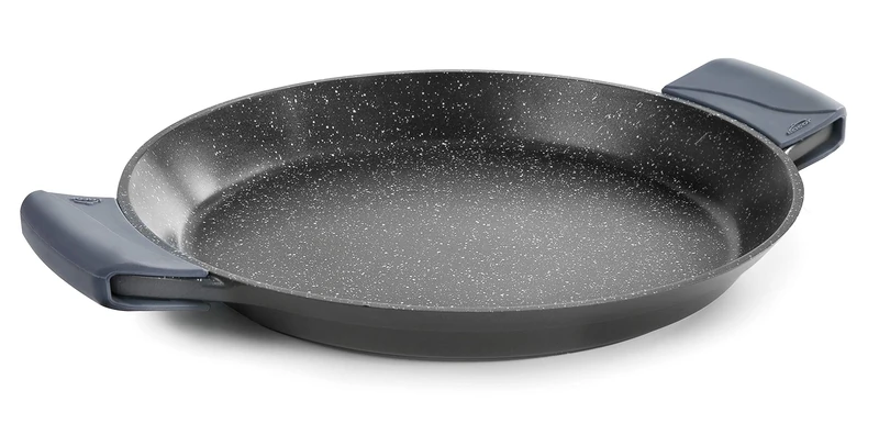 Lacor 25440 Non-Stick Eco-Stone Paella Pan, Compatible with All Hobs Including Induction and Oven, Full Induction Bottom, Eco and PFOA 40 cm, Cast Aluminium