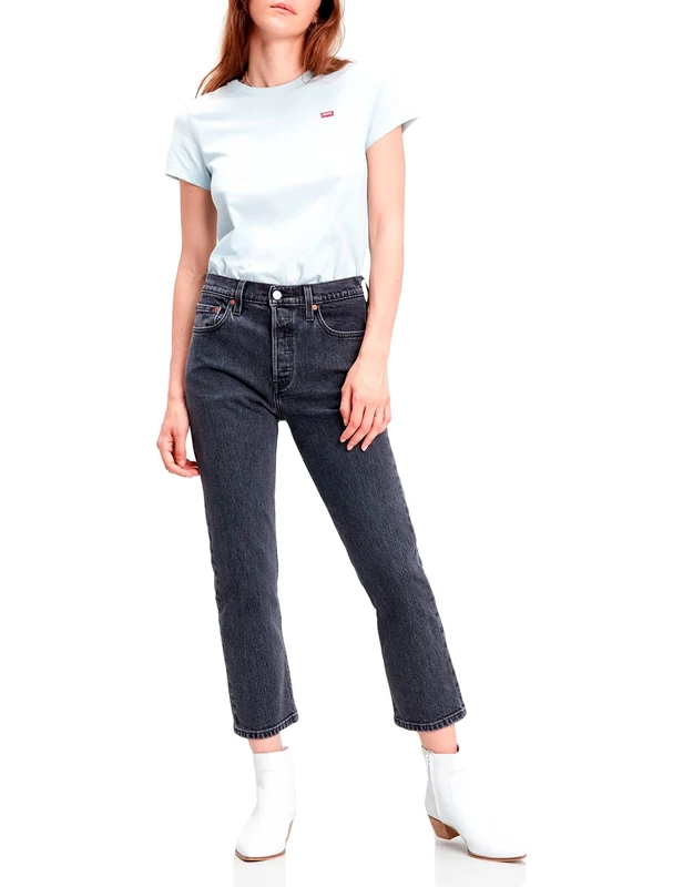 Levi's Women's 501 Crop Jeans, Mesa Cabo Fade, 29W / 28L - Image 1