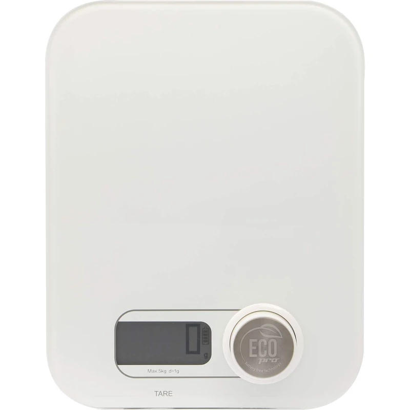 WEIS Eco Pro 10531 Kitchen Scales Length 245 mm Width 190 mm White Glass/Plastic - Image 1