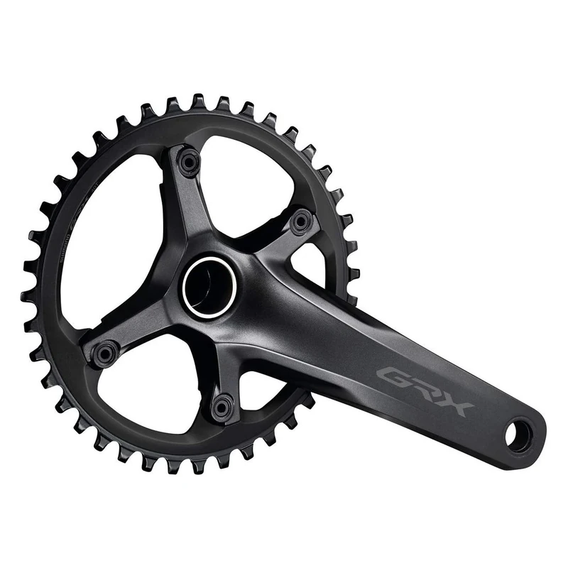 Shimano GRX FC-RX600 GRX chainset 40T, single, 11-speed, 2 piece design, 172.5 mm,Black