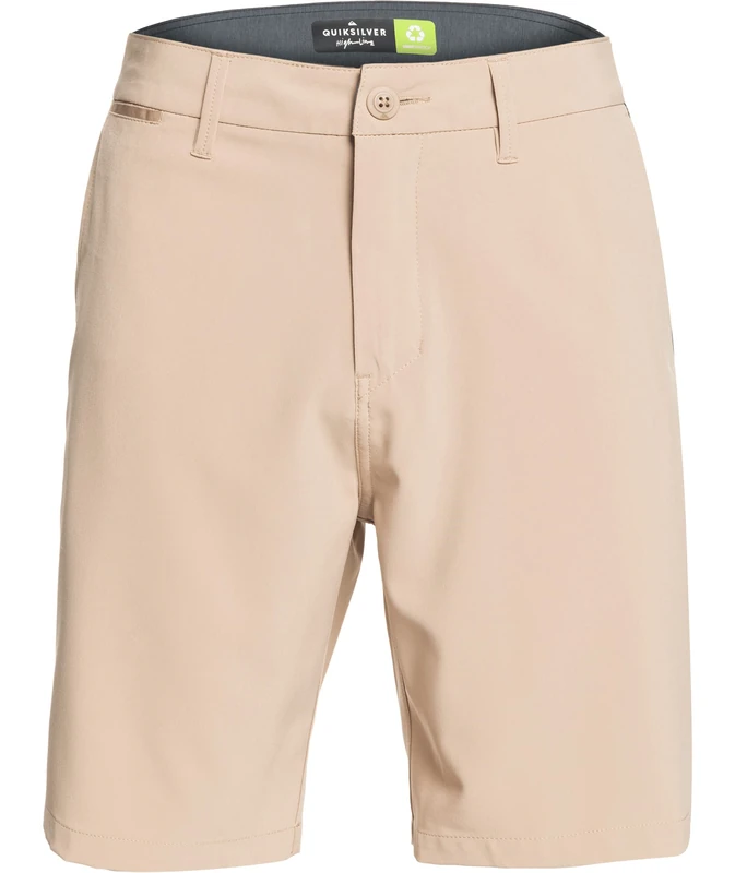 Quiksilver Men's Union Amphibian Hybrid 20 Inch Outseam Water Friendly Short Casual, Plage Solid, 32