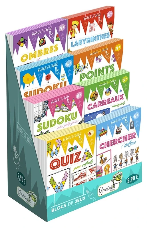 Boite de 48 exemplaires blocs de jeux (0)