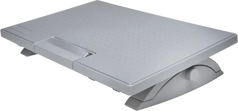 Kensington SoleMate Pro Foot Rest for Under Desk, Foot Stool with SmartFit Ergonomic System, Footrest with Easy-to-clean Adjustable Non-Slip Base for Office Desk & Home, Grey K50409EU