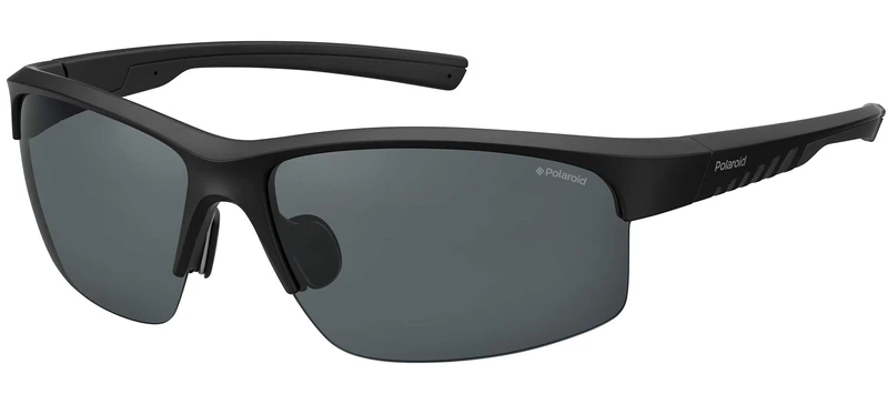 Polarois Sport Pld 7018/n/s 807/M9 BLACK Sunglasses Men's Polycarbonate, Standard, 68