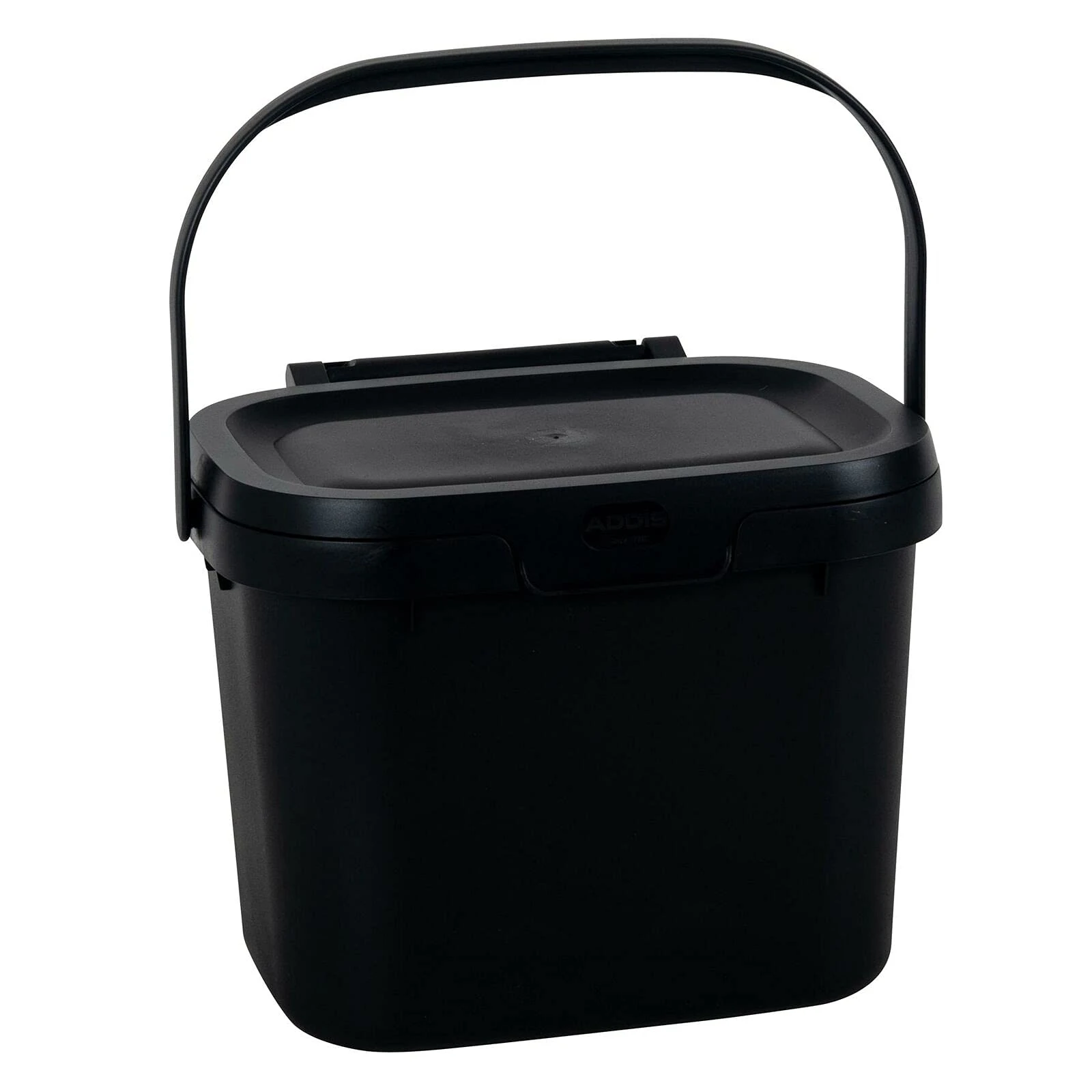 Addis 518253 Everyday Kitchen Food Waste Compost Caddy Bin, 4.5 Litre, Black