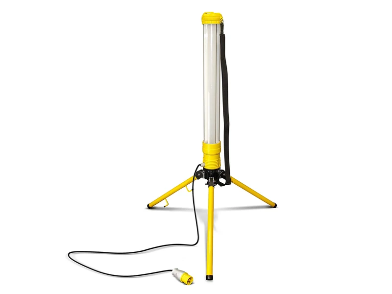 LUCECO Site 110 Volts Climate Open Area LED Work Light, 40 Watts, Yellow