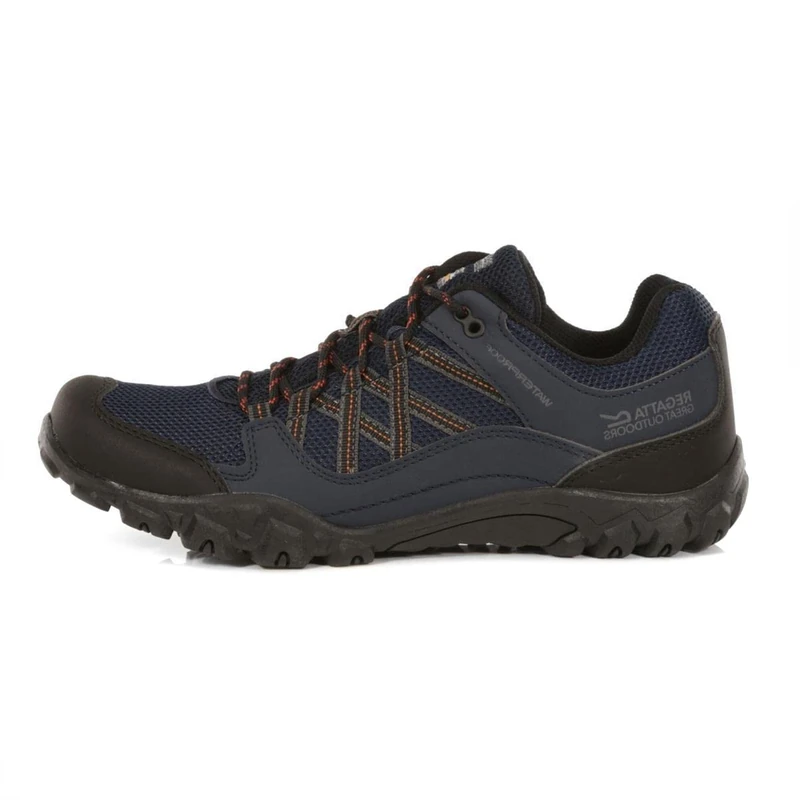Regatta Mens Edgepoint III Outdoor Walking Trainers - 8 UK Blue