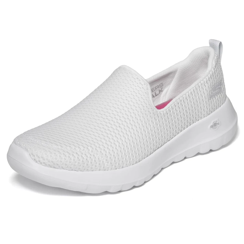 Skechers Women's Gowalk Joy - Fiesta Gym Shoes, White, 2 UK