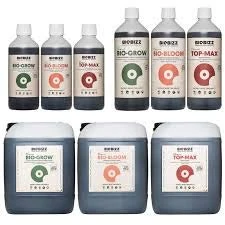 BioBizz - Organic Starter Packs of 1L & 5 Litre Nutrients & Soil Hydroponics (Bio Grow&Bloom + Top Max 5L)