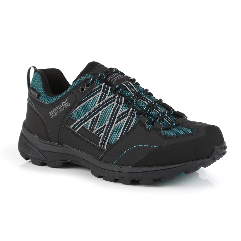 Regatta Women's 'Samaris Ii Low' Walking Shoes Low Rise Hiking Boots, Blue Shorline Ash 32g, 7 UK
