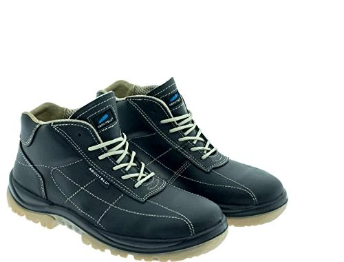 Aboutblu 2513811LA S3 SRC DGUV 112-191, Vibo, Anti-Injury Protection, Unisex, Green, Leather, Size 38