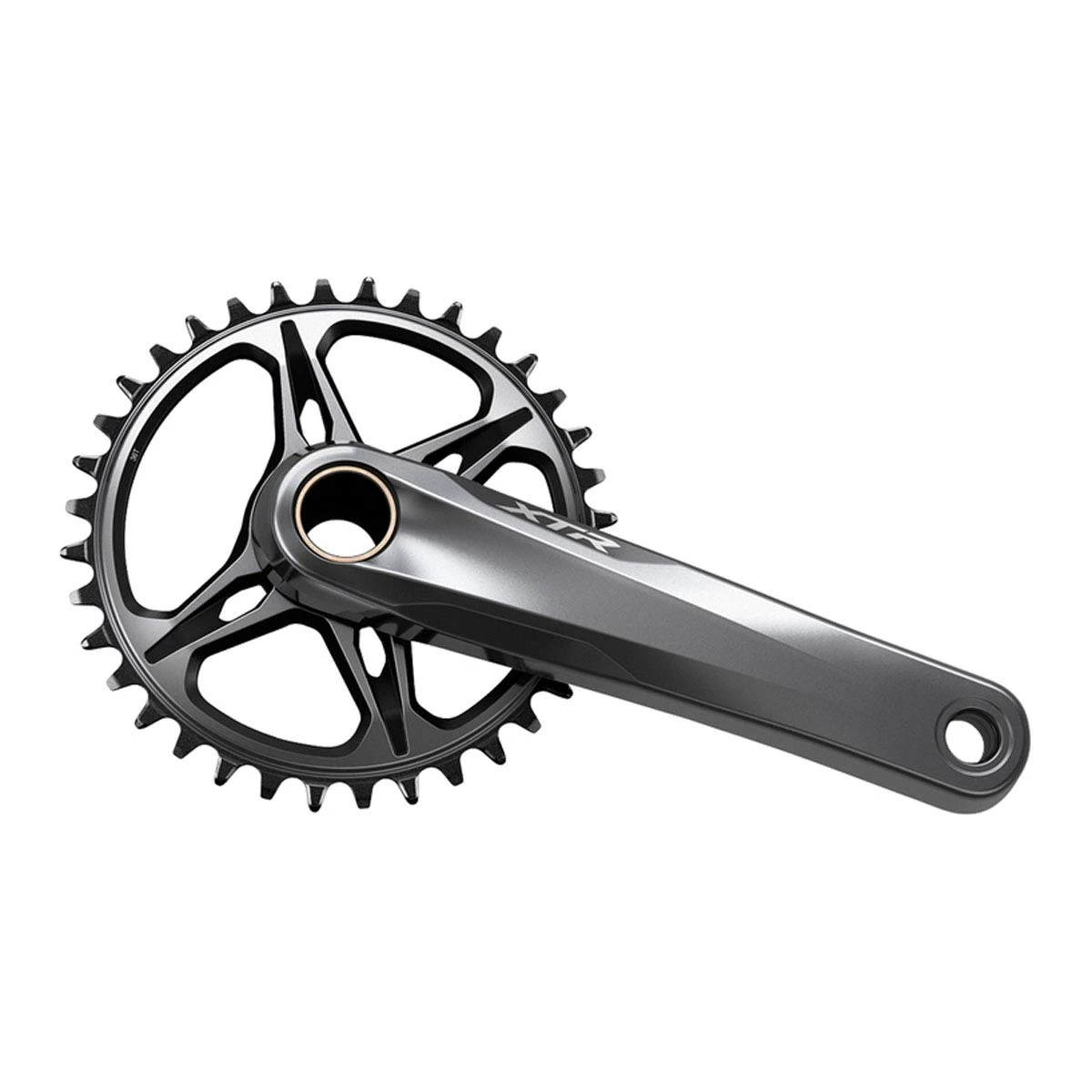 SHIMANO XTR FC-M9120-1 Crankarms - Boost Stealth Gray, 175mm