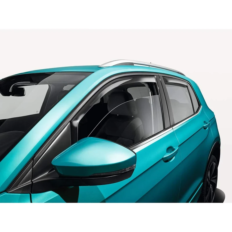 Volkswagen 2GM072193 Front Door Wind Deflector Acrylic Glass Tinted Wind Shield
