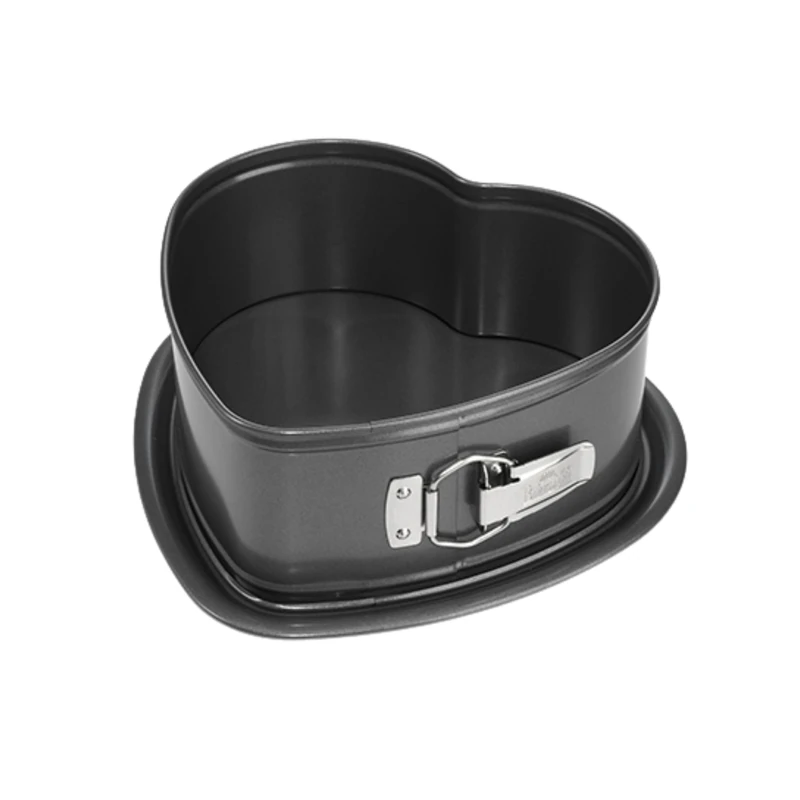 RBV Birkmann Easy Baking 881501 Heart-Shaped Springform Cake Tin 22 cm Carbon Steel
