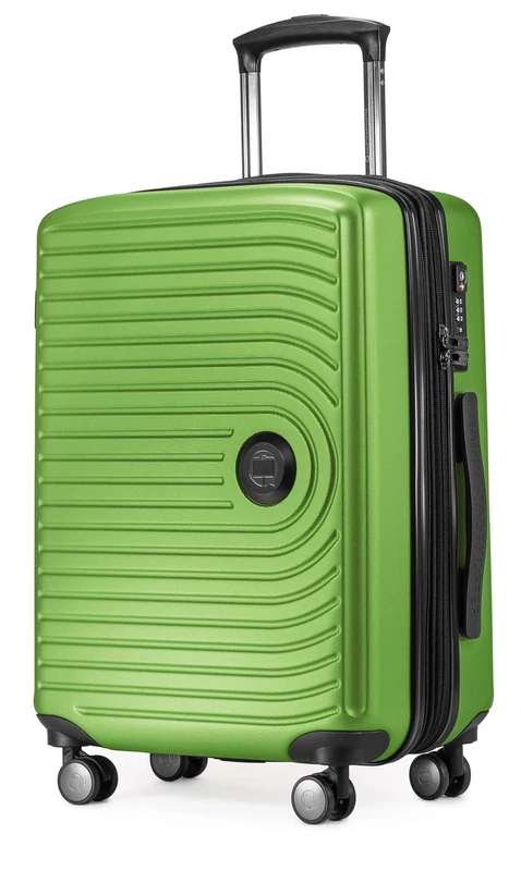 Hauptstadtkoffer Mitte - Hand Luggage 55x40x23, TSA, 4 Wheels, Travel Suitcase, Hard-Shell Suitcase, Rolling Suitcase, Hand Luggage Suitcase, Cabin Luggage Suitcase, Apple Green