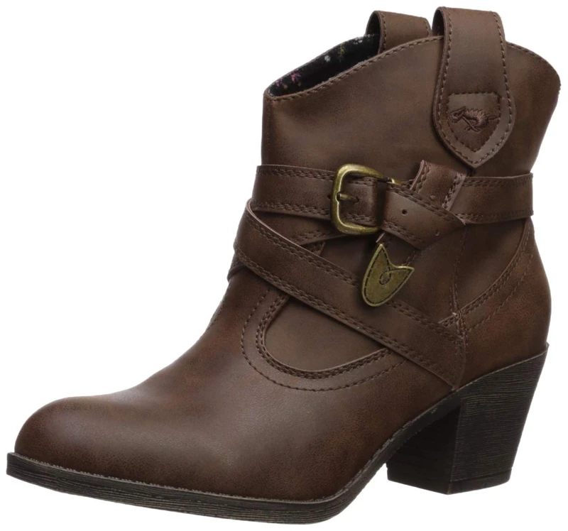 Rocket Dog Women's Satire Lane Pu Fashion Boot, Dark Brown, 9 UK