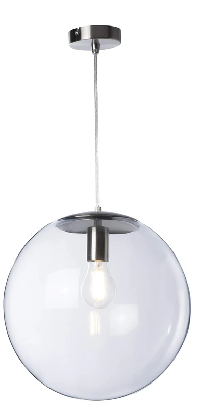 LUSSIOL 250612 Pendant Light, 40 W, Glass/Metal