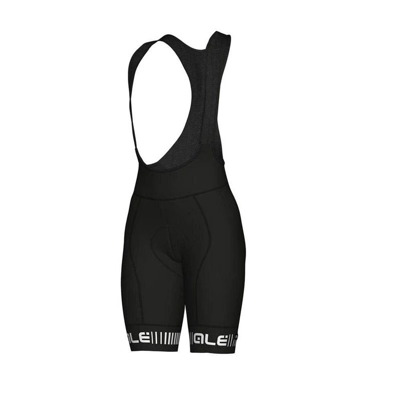Alé Cycling Women's PR.R Strada Bib Shorts, Black/White, L