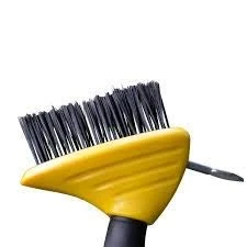 Neat Ideas Replacement Head Extending Paving Patio Brush Carbon Steel