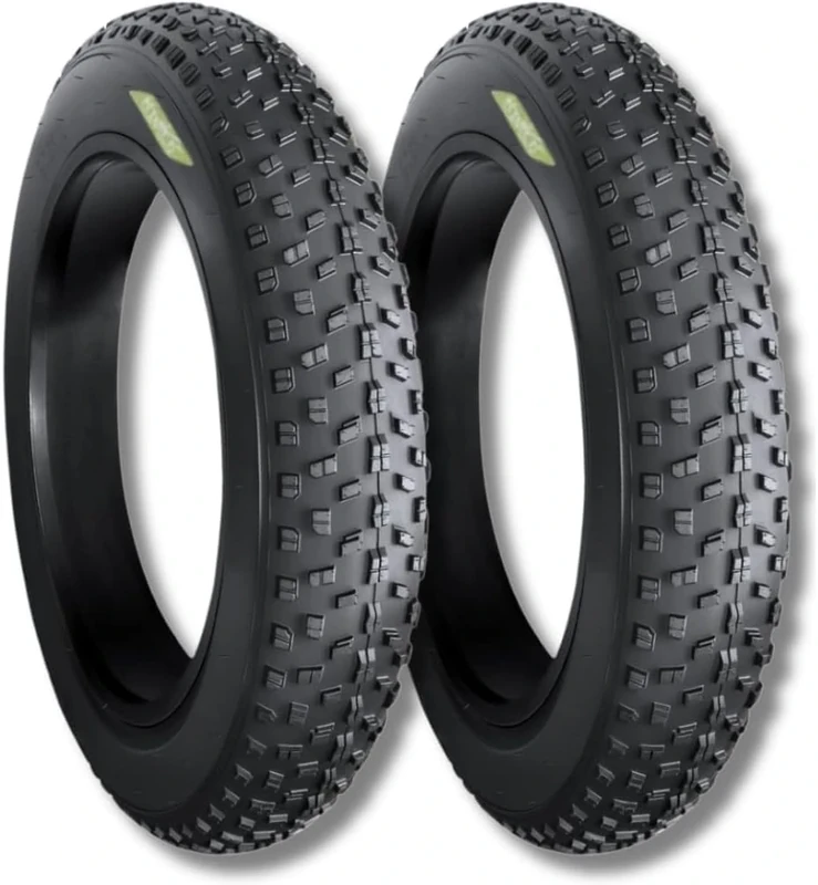 EBC26FBE 2 Tyres 26 x 4.0 (100 – 559) for Fat Bike Tyres Hard Pocket Tyres MTB FAT
