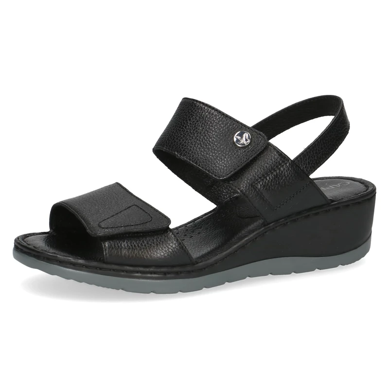CAPRICE Women's 9-28251-42 Sandals, Black (Black Nappa), 4 UK
