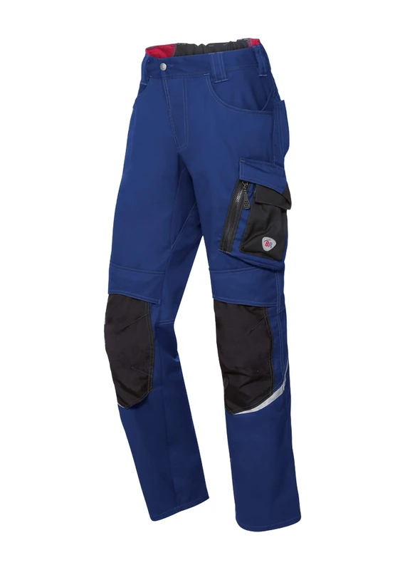 BP 1821-565-5632 Bib & Brace, Stretch Braces With Clip Fastenings, 285,00 G/M², Fabric Blend, Anthracite/Black, Size 43/46S
