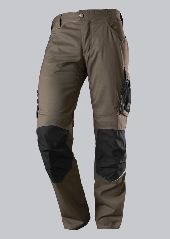 BP 1608-559-13 Bib & Brace, Stretch Braces With Clip Fastenings, 245,00 G/M², Fabric Blend, Royal Blue/Black, Size 37/38S