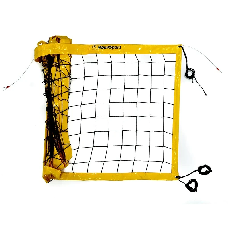 RomiSport Pro Pcv, Adults (unisex) Volleyball net, Yellow, 8,5 m -
