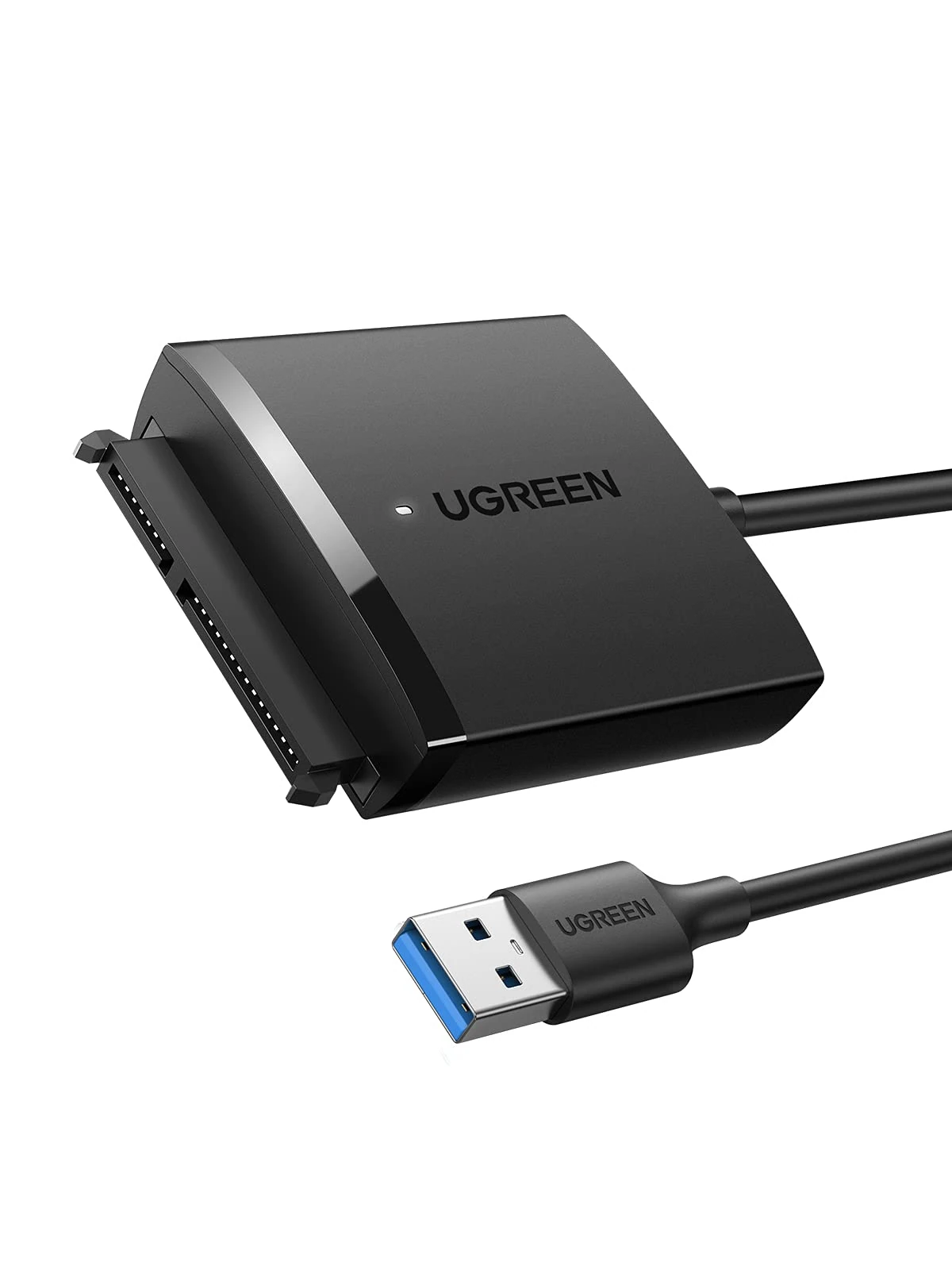 UGREEN USB to SATA Adapter, USB 3.0 Hard Drive Adapter SATA I/II/III Hard Drive Reader, Compatible with 3.5/2.5 HDD/SSD Laptop Raspberry Pi 4 Crucial WD Seagate Toshiba
