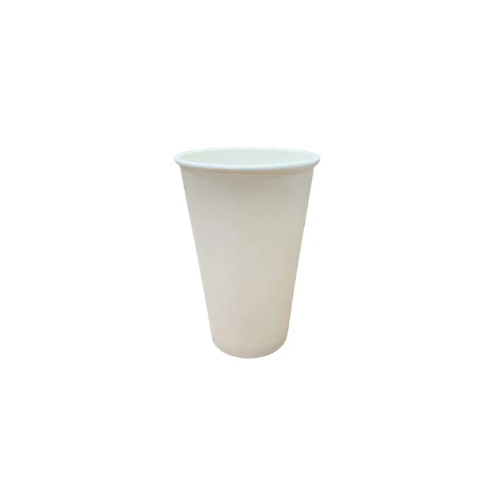 Tecnopacking Box of 1000 Paper Cups 16 oz (473 ml) White, Very Large