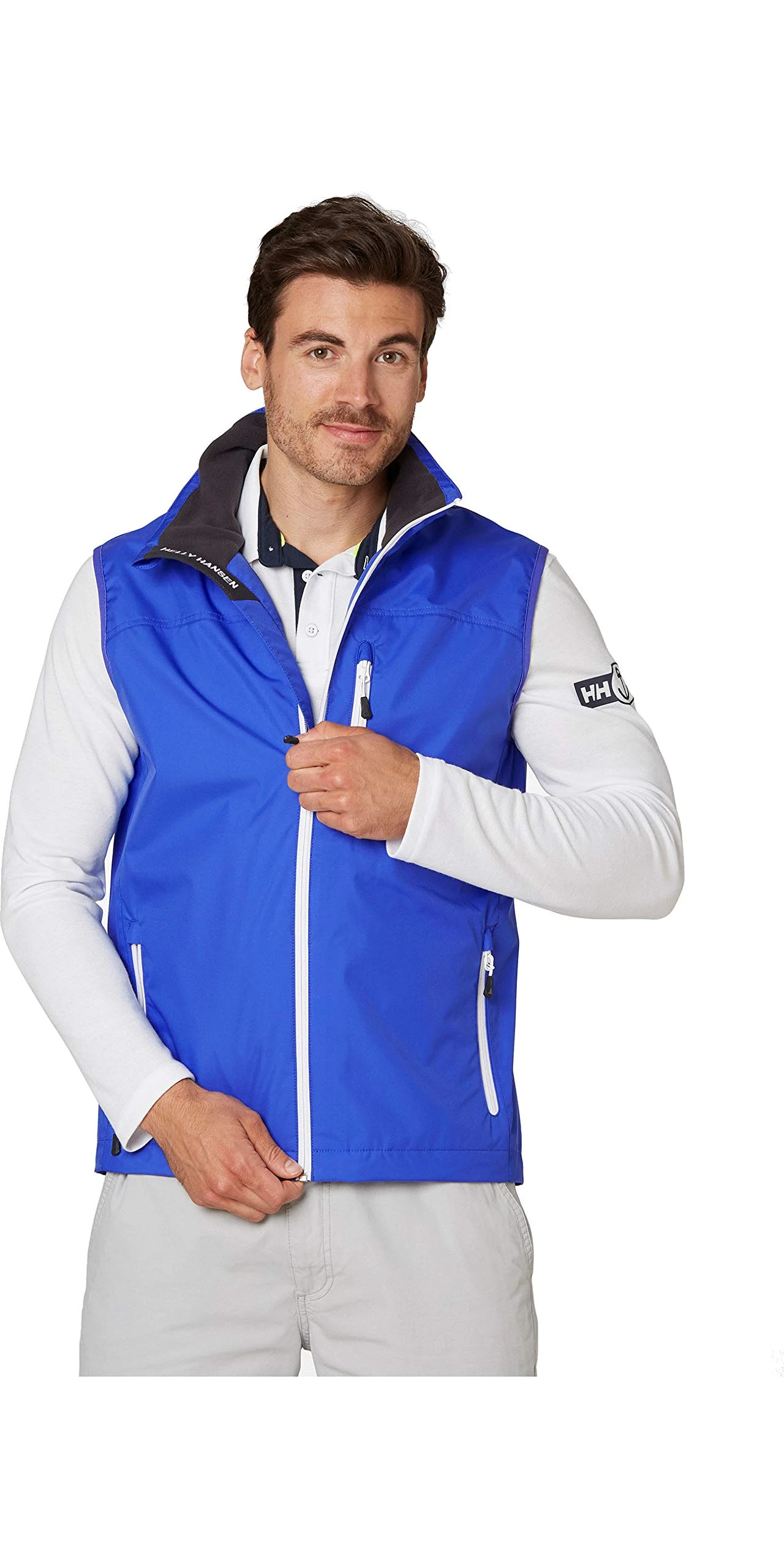 Helly Hansen Crew Jacket, Men, Vest, 30270, royal blue, S