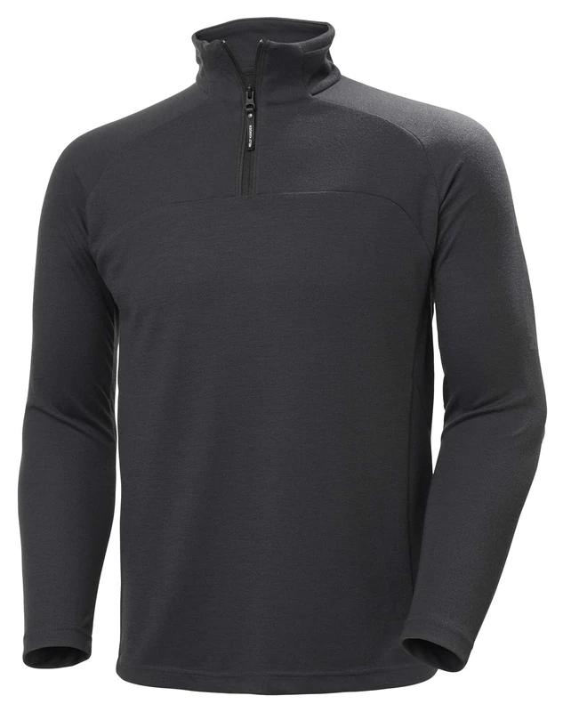 Helly Hansen HP 1/2 Zip Pullover Midlayer Mens Ebony L