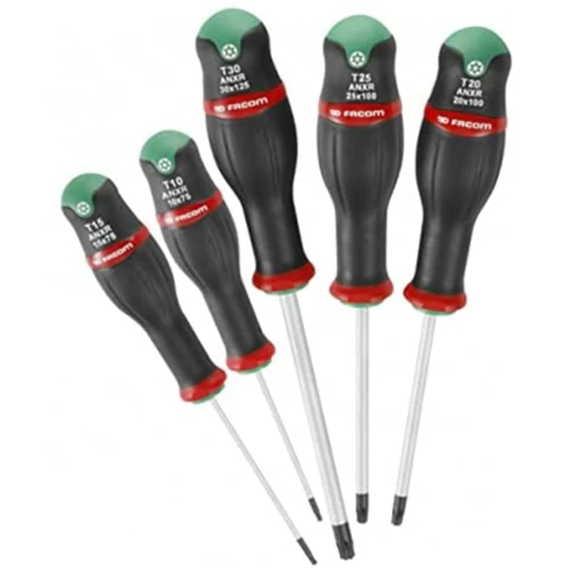 Facom ATXR.J5 Protwist Screwdriver Set for Resistorx Screws (5 Pieces)