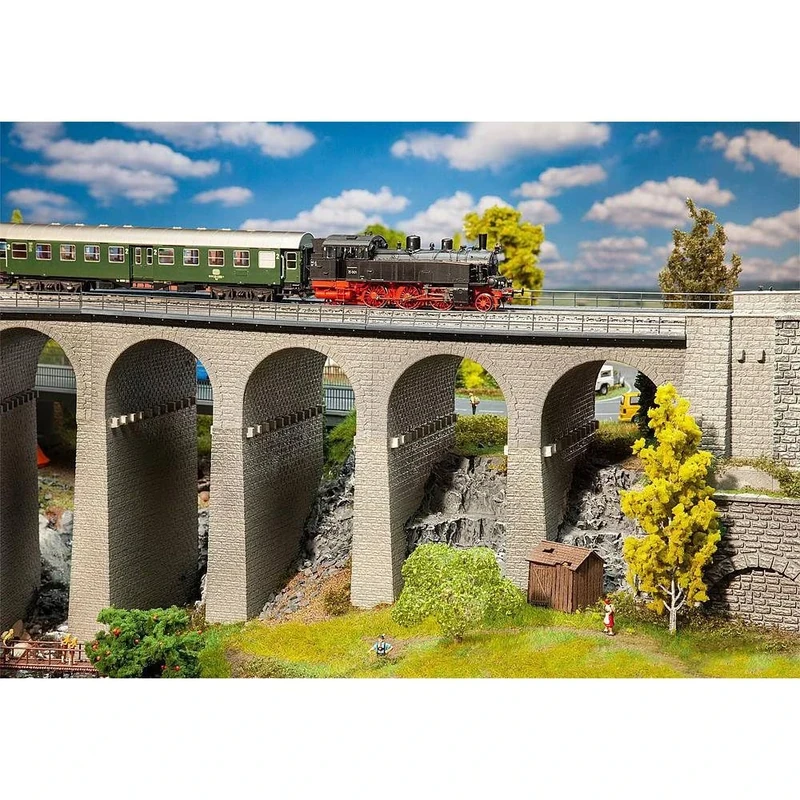 Faller FA120465 Viaduct Kit, 2 Track Model Kit, Various